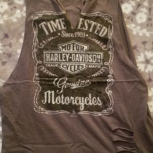 Harley Davidson Shirt Distressed